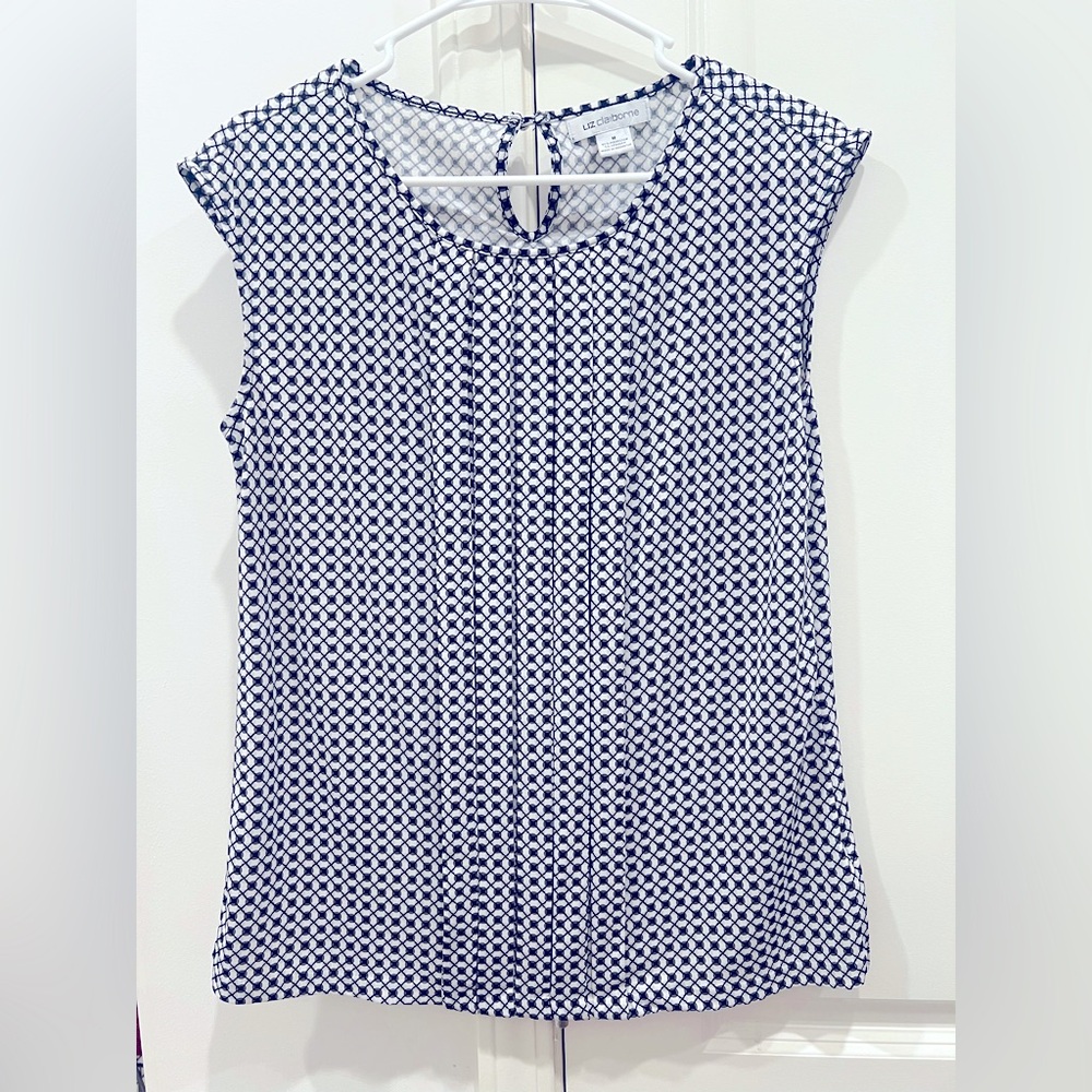 Liz Claiborne cap sleeve top